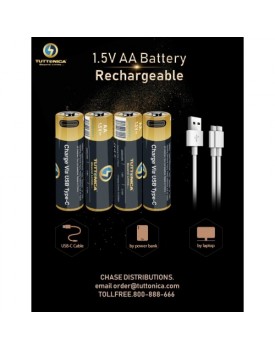 TUTTO CELL  AA TYPE C RECHARGEABLE BATTERY (Pack of 4)