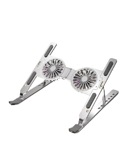 TUTTONICA TUTTO C797 Portable Foldable RGB Fan Laptop Stand TUTTONICA TUTTO C797 Portable Foldable RGB Fan Laptop Stand