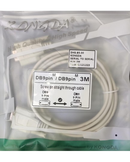 KONGDA DB9 Male TO DB9 Male Serial cable 3m KONGDA DB9 Male TO DB9 Male Serial cable 3m
