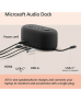 DOCKING STATION MICROSOFT AUDIO DOCK, BLACK COLOR