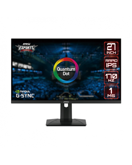 MSI G274QPF 27" WQHD 170Hz G-SYNC Compatible Flat Gaming Monitor MSI G274QPF 27" WQHD 170Hz G-SYNC Compatible Flat Gaming Monitor