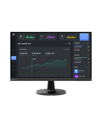 Monitor Lenovo C24-40 23.8" FHD Display, VGA/HDMI