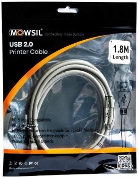 Mowsil Printer Cable 1.8M