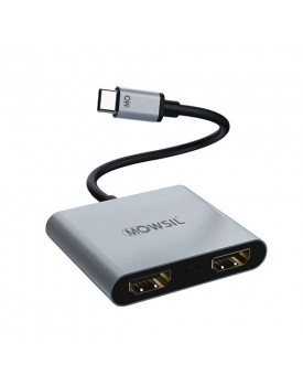 Mowsil Type C To Dual Hdmi Adaptor Mowsil Type C To Dual Hdmi Adaptor