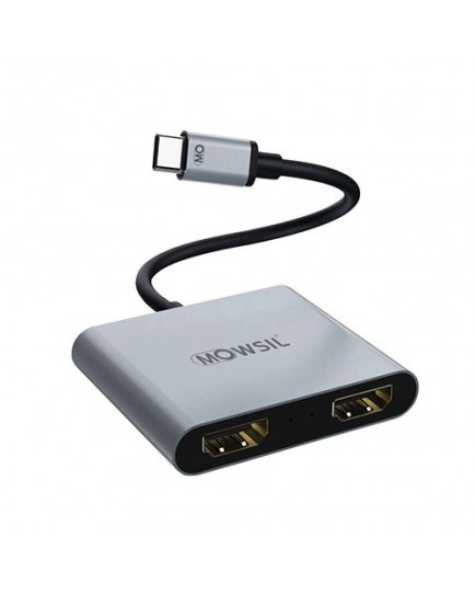 Mowsil Type C To Dual Hdmi Adaptor Mowsil Type C To Dual Hdmi Adaptor