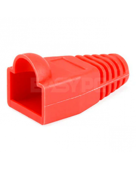 Rj45 Rubber Boots Red Rj45 Rubber Boots Red