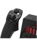 Honeycomb Aeronautical Alpha Flight Controls & Switch Panel, 8-Way Hat Switch, 2-Way Rocket Switchers, 5-Position Ignition180-D Yoke Rotation, (Compatible with PC [windows] and Mac, Black | SB003011