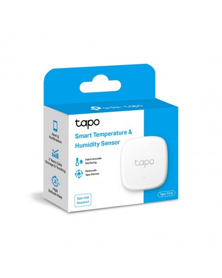 TP-LINK TAPO SMART TEMPERATURE AND HUMIDITY SENSOR - TAPO T310 TP-LINK TAPO SMART TEMPERATURE AND HUMIDITY SENSOR - TAPO T310