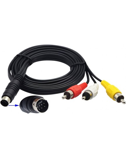 NETPOWER S VIDEO TO 3 RCA CABLE 1.8M NETPOWER S VIDEO TO 3 RCA CABLE 1.8M