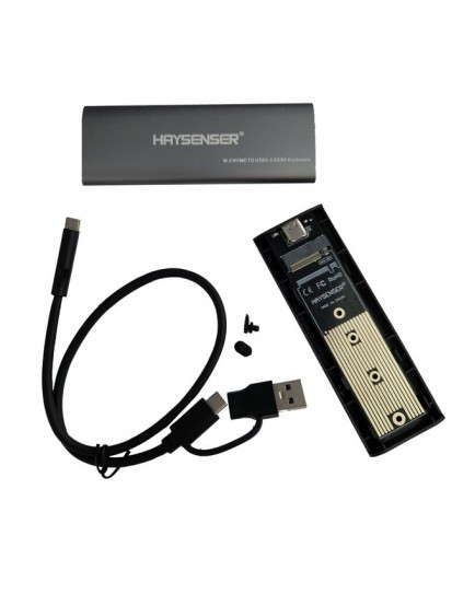 Haysenser M.2 Nvme & M.2 NGFF, M.2 SSD to USB3.1 Enclosure Haysenser M.2 Nvme & M.2 NGFF, M.2 SSD to USB3.1 Enclosure