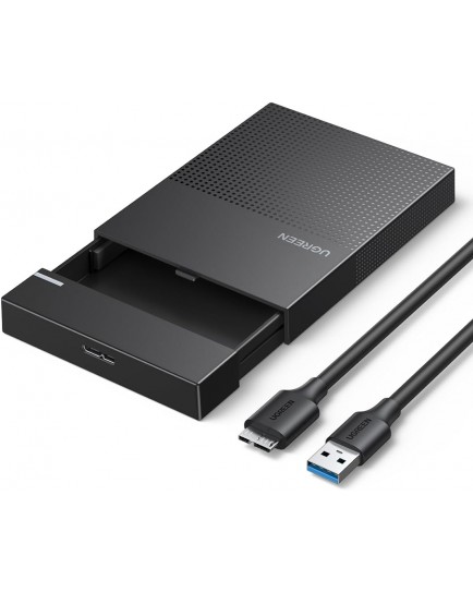 UGREEN 2.5" Hard Drive Enclosure Adapter, USB 3.0 to SATA 5Gbps External SATA HDD Caddy Case UGREEN 2.5" Hard Drive Enclosure Adapter, USB 3.0 to SATA 5Gbps External SATA HDD Caddy Case