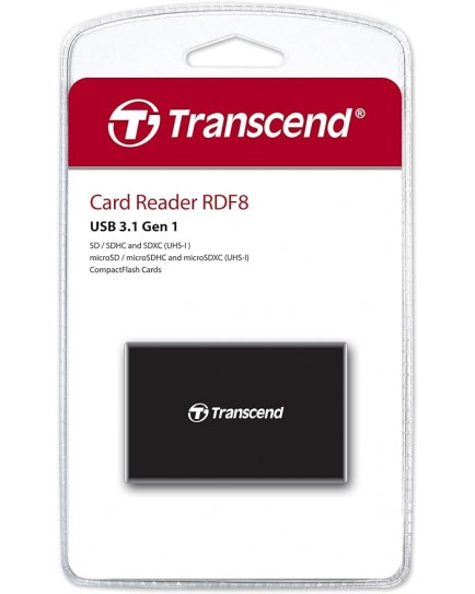 Transcend TS-RDF8K2 All-in-One Memory Card Reader USB 3.0 Transcend TS-RDF8K2 All-in-One Memory Card Reader USB 3.0