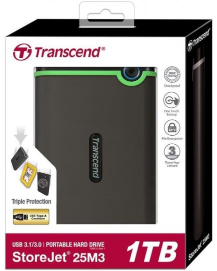 Transcend 1TB StoreJet 25M3 External hard drive