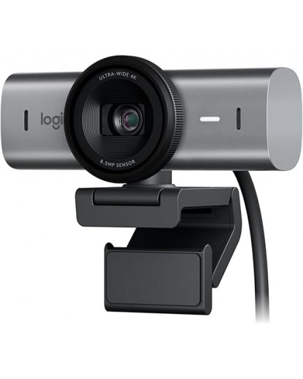 Logitech MX Brio Ultra HD 4K Collaboration and Streaming Webcam (Graphite)