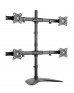 SKILL TECH SH T048 Quad Monitors Premium Articulating Aluminium Monitor Mount Stand SKILL TECH SH T048 Quad Monitors Premium Articulating Aluminium Monitor Mount Stand