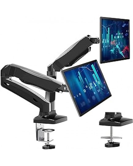 SKILL TECH-SH130 C024 Dual Monitor Thin Gas Spring Dual Monitor Arm SKILL TECH-SH130 C024 Dual Monitor Thin Gas Spring Dual Monitor Arm