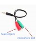 HAYSENSER 4-CONDUCTOR 3.5MM SPLITTER CABLE FOR MIC AND HEADPHONE HAYSENSER 4-CONDUCTOR 3.5MM SPLITTER CABLE FOR MIC AND HEADPHONE
