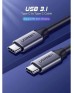 UGREEN USB 3.1 Type C Male to Type C Male Cable Nickel Plating Aluminum Shell 1.5m (Gray) UGREEN USB 3.1 Type C Male to Type C Male Cable Nickel Plating Aluminum Shell 1.5m (Gray)