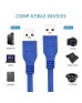 HAYSENSER USB 3.0 TYPE A MALE TO TYPE A MALE CABLE- 3METER HAYSENSER USB 3.0 TYPE A MALE TO TYPE A MALE CABLE- 3METER
