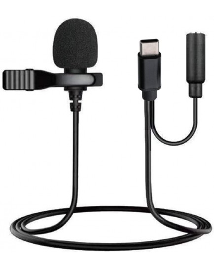 LAVALIER GL-140 TYPE-C MICROPHONE With 3.5mm PIN CONNECTOR LAVALIER GL-140 TYPE-C MICROPHONE With 3.5mm PIN CONNECTOR