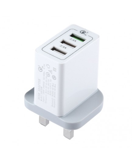 TUTTONICA TUTTO-C404 3 USB WALL CHARGER QC3.0 TUTTONICA TUTTO-C404 3 USB WALL CHARGER QC3.0