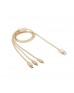 Tuttonica TUTTO-C101 3 in 1 Fast Charging & Data Sync Cable Tuttonica TUTTO-C101 3 in 1 Fast Charging & Data Sync Cable