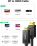 UGREEN DP Male to HDMI Male Cable 2m (Black) 10202 UGREEN DP Male to HDMI Male Cable 2m (Black) 10202
