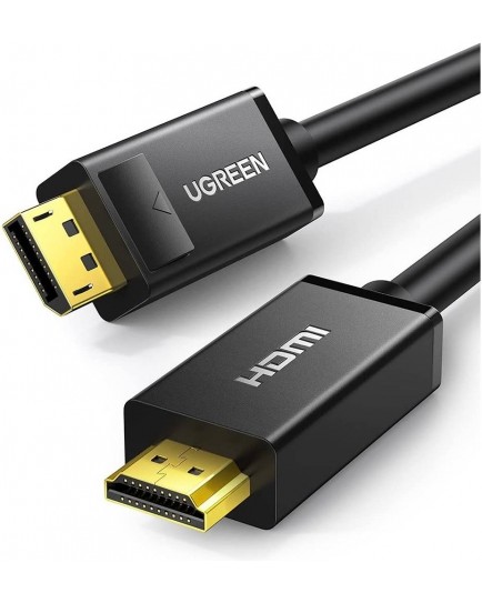 UGREEN DP Male to HDMI Male Cable 1m (Black) 10238 UGREEN DP Male to HDMI Male Cable 1m (Black) 10238