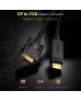 UGREEN DP Male to VGA Male Cable 1.5m (Black) 10247 UGREEN DP Male to VGA Male Cable 1.5m (Black) 10247