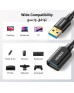UGREEN USB-A Male to USB-A Female Extension Cable Black 1m 10368 UGREEN USB-A Male to USB-A Female Extension Cable Black 1m 10368