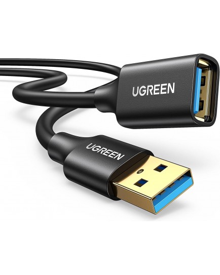 UGREEN USB-A Male to USB-A Female Extension Cable Black 1m 10368 UGREEN USB-A Male to USB-A Female Extension Cable Black 1m 10368