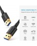UGREEN USB-A 3.0 Male to Male Cable 1m (Black) 10370 UGREEN USB-A 3.0 Male to Male Cable 1m (Black) 10370