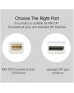 UGREEN Mini DP to DP Cable 1.5m (Black) 10477 UGREEN Mini DP to DP Cable 1.5m (Black) 10477