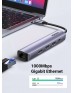 UGREEN USB-C to 2*USB 3.0+HDMI+RJ45 Ethernet Adapter+PD (5 in 1) 10919 UGREEN USB-C to 2*USB 3.0+HDMI+RJ45 Ethernet Adapter+PD (5 in 1) 10919