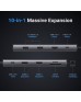 UGREEN Revodok Pro 210 10 in 1 USB-C to 1*USB3.0+2*USB2.0+USB-C3.0+2*HDMI+RJ45 Gigabit+SD&TF +PD port Converter 15534 UGREEN Revodok Pro 210 10 in 1 USB-C to 1*USB3.0+2*USB2.0+USB-C3.0+2*HDMI+RJ45 Gigabit+SD&TF +PD port Converter 15534