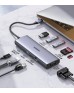 UGREEN USB-C To 3*USB 3.0 A+HDMI+VGA+RJ45 Gigabit+SD/TF+PD Converter 15600 UGREEN USB-C To 3*USB 3.0 A+HDMI+VGA+RJ45 Gigabit+SD/TF+PD Converter 15600