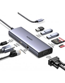 UGREEN USB-C To 3*USB 3.0 A+HD...