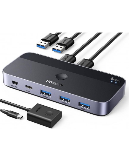 UGREEN USB 3.0 Sharing Switch 2 In 4 Out 15705 UGREEN USB 3.0 Sharing Switch 2 In 4 Out 15705