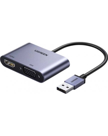 UGREEN USB 3.0 to HDMI+VGA Card 1080P 20518 UGREEN USB 3.0 to HDMI+VGA Card 1080P 20518