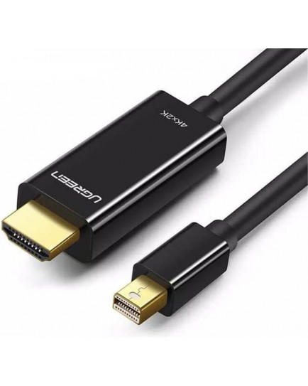UGREEN Mini DP Male to HDMI Cable 4K 1.5m (Black) 20848 UGREEN Mini DP Male to HDMI Cable 4K 1.5m (Black) 20848