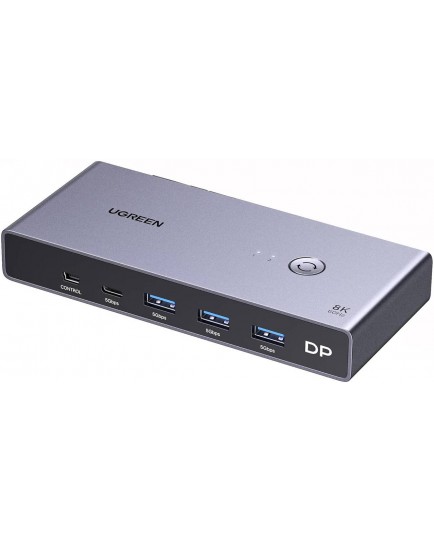 UGREEN DisplayPort KVM Switch 2 In 1 Out 25962 UGREEN DisplayPort KVM Switch 2 In 1 Out 25962