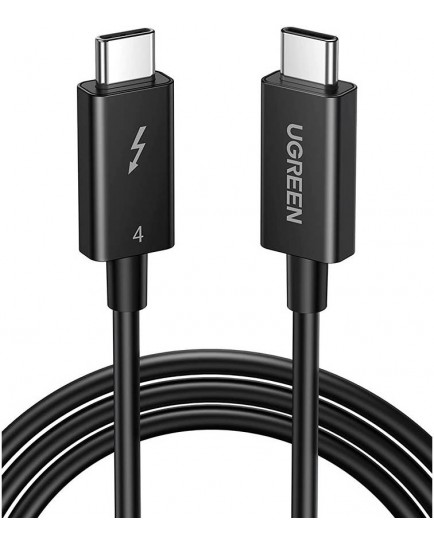 UGREEN USB-C to USB-C Thunderbolt 4 Cable 0.8m (Black) 8K 30389 UGREEN USB-C to USB-C Thunderbolt 4 Cable 0.8m (Black) 8K 30389