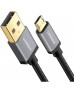 UGREEN Micro USB Data Cable Aluminum Case with Braid 2m (Black gray) 30652 UGREEN Micro USB Data Cable Aluminum Case with Braid 2m (Black gray) 30652