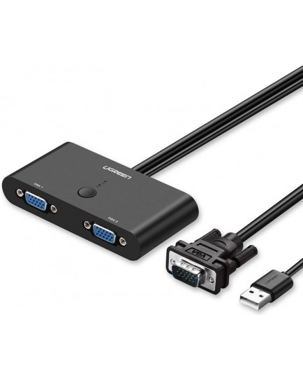 UGREEN 2 Port VGA Switcher (Black) 30711 UGREEN 2 Port VGA Switcher (Black) 30711