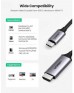 UGREEN USB Type C to HDMI Cable Male to Male ABS Case 1.5m (White) 30841 UGREEN USB Type C to HDMI Cable Male to Male ABS Case 1.5m (White) 30841