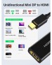 UGREEN Mini DP to HDMI Converter 4K (Black) 40360 UGREEN Mini DP to HDMI Converter 4K (Black) 40360