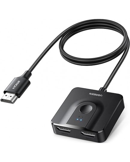 UGREEN 2 In 1 Out HDMI Switcher 4K@60Hz 50966 UGREEN 2 In 1 Out HDMI Switcher 4K@60Hz 50966