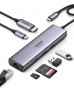 UGREEN USB-C to 2*USB3.0+HDMI+RJ45+SD&TF +PD port Converter (7in1) 90568 UGREEN USB-C to 2*USB3.0+HDMI+RJ45+SD&TF +PD port Converter (7in1) 90568