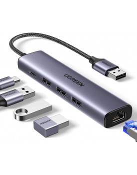 UGREEN USB3.0 to 3×USB3.0 +RJ4... UGREEN USB3.0 to 3×USB3.0 +RJ4...