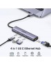 UGREEN USB-C to 3×USB3.0 Hub+RJ45 (1000M) Ethernet Adapter 60600